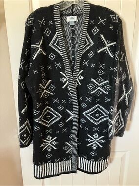 Old Navy Aztec tribal print cardigan size small